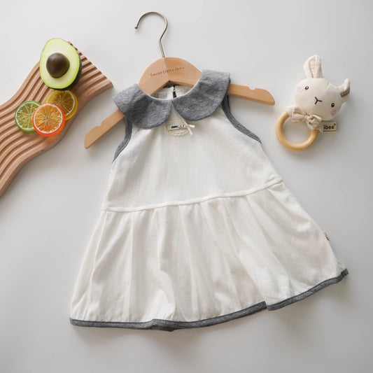 Korean Minimalize Collar Dress