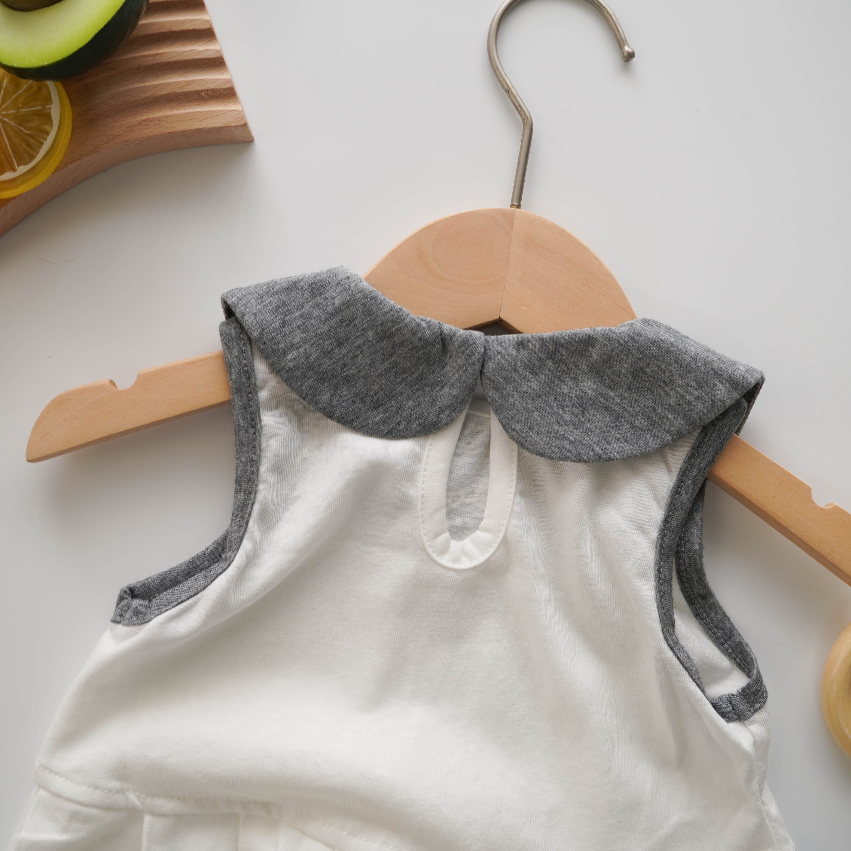 Korean Minimalize Collar Dress