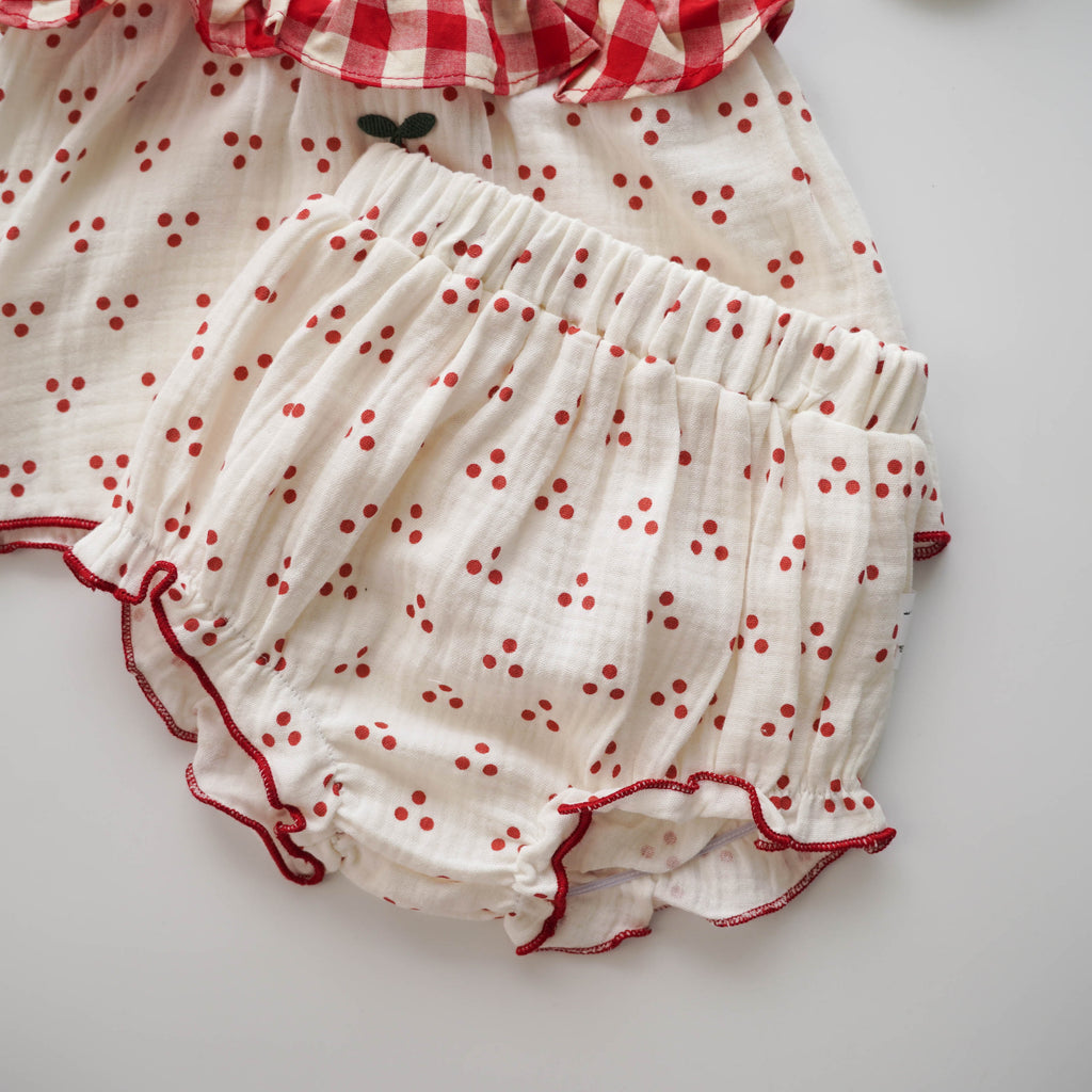Cherry Polka Dot Two Pieces Set