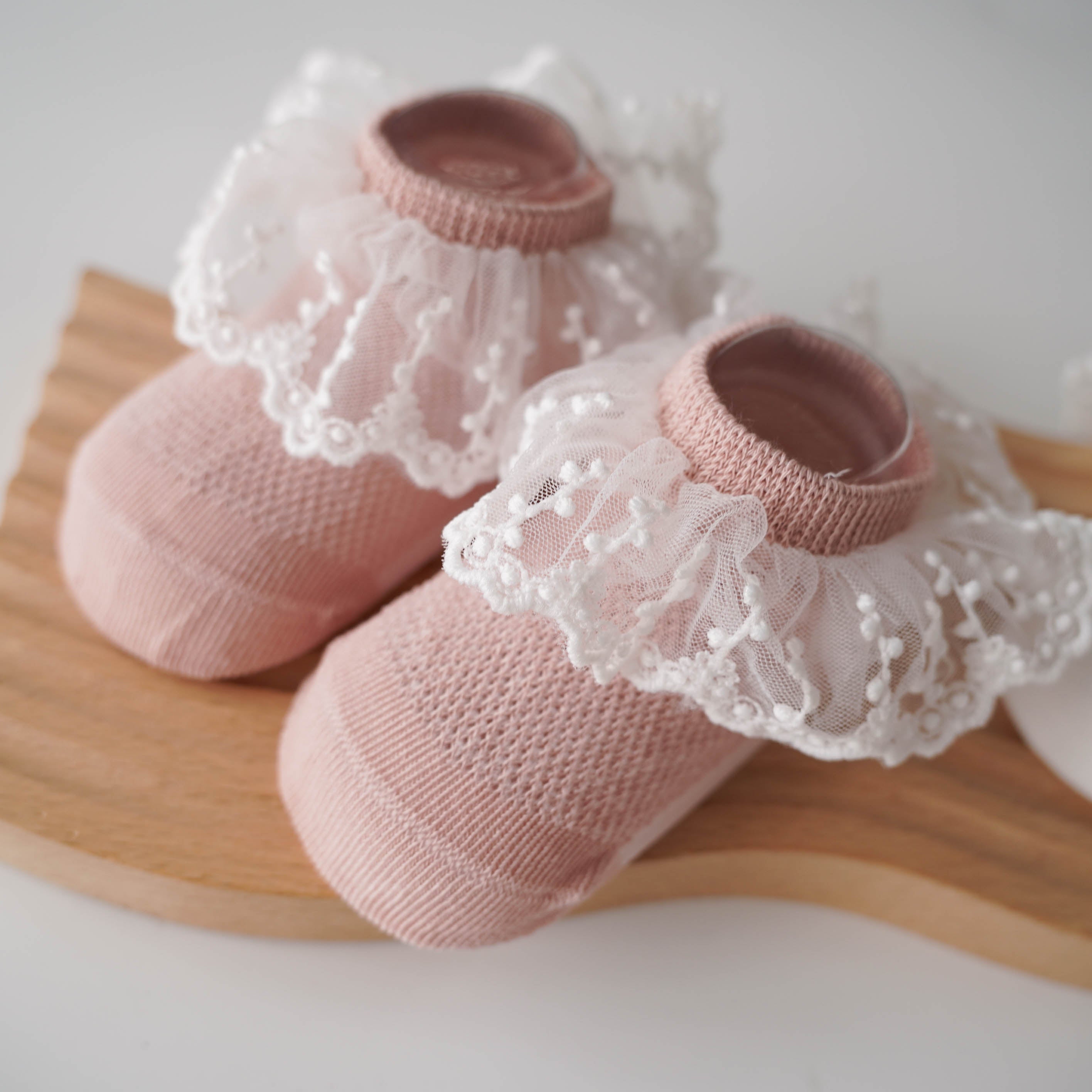 Lacey Baby Socks