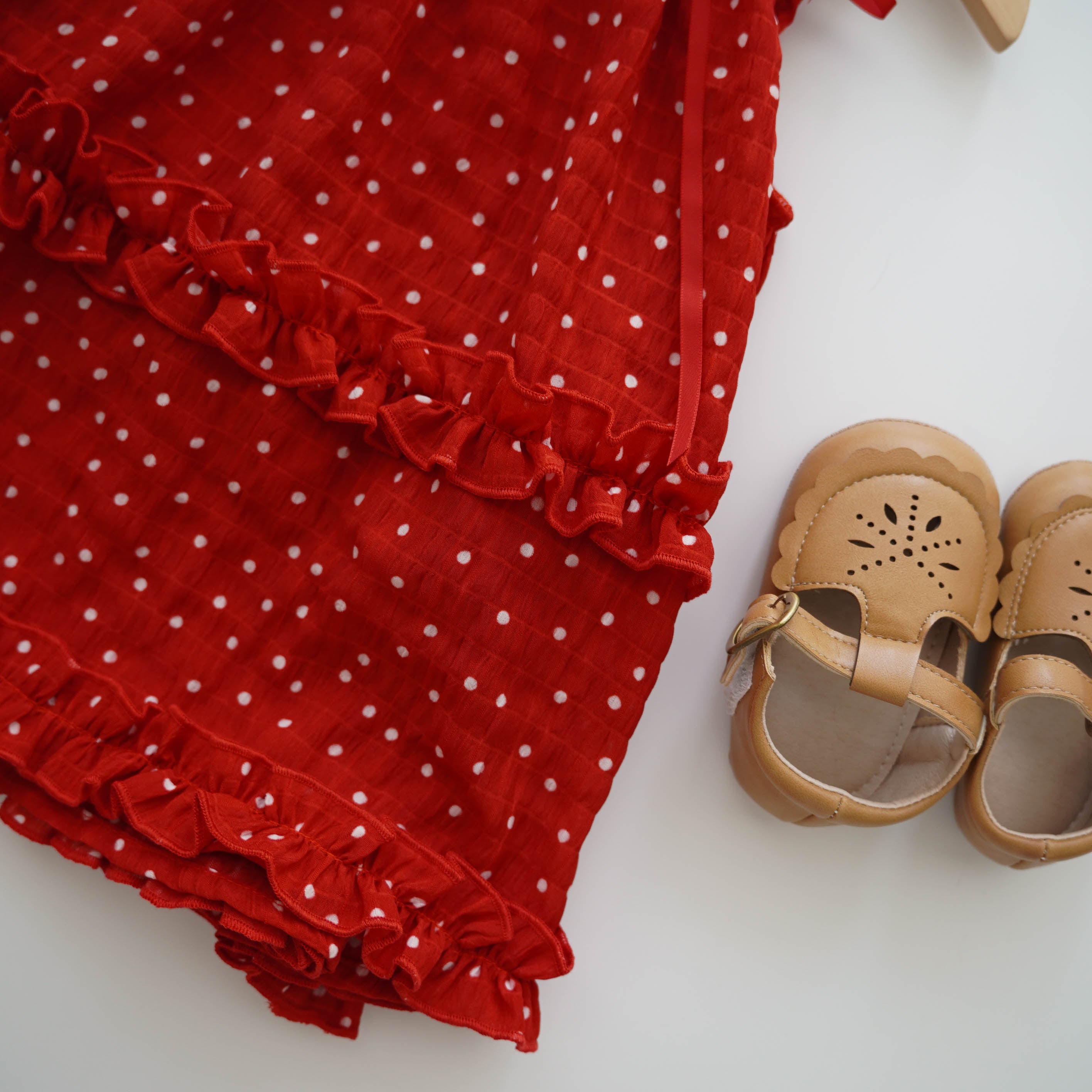 Casual Flare Red Dress