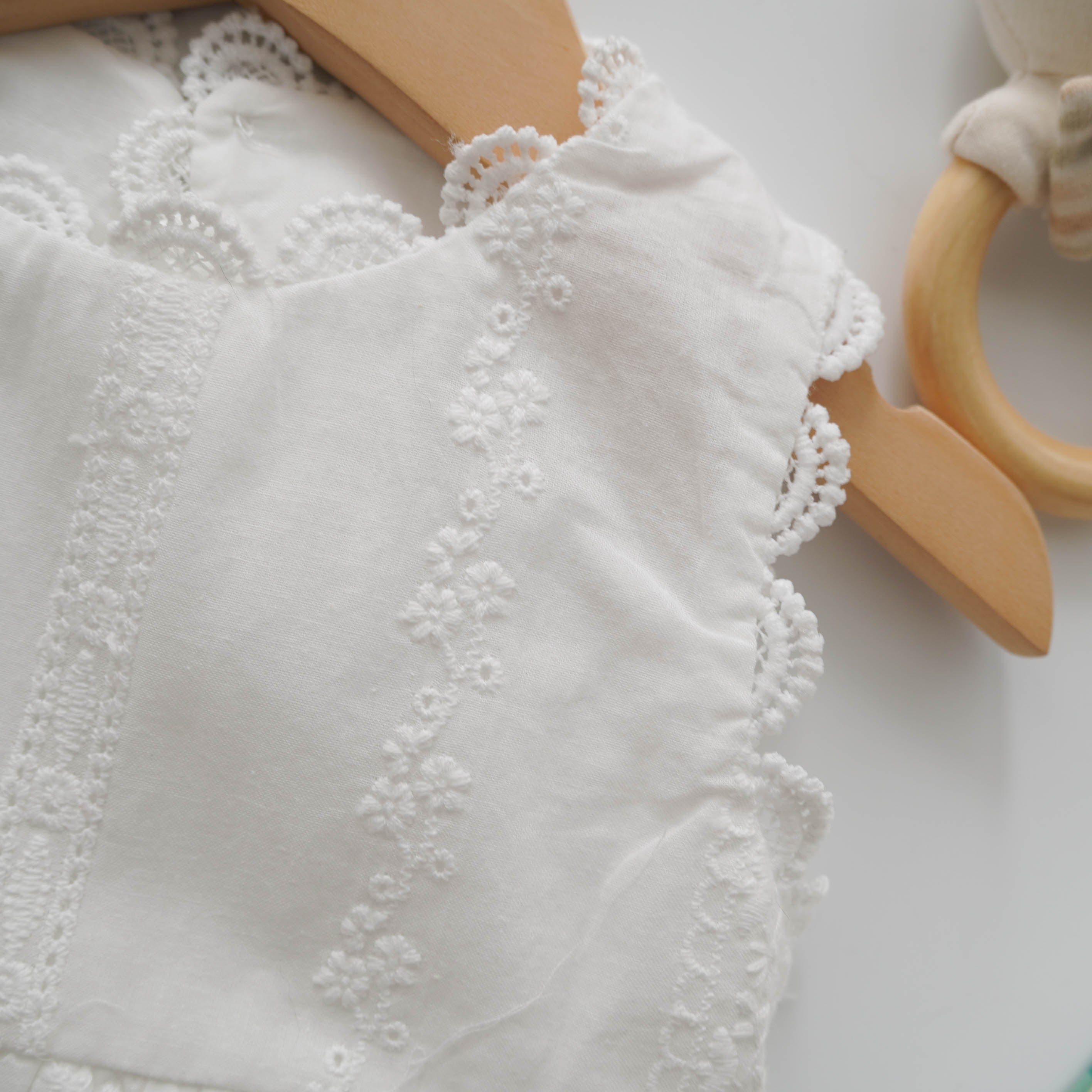 Plain Casual White Romper