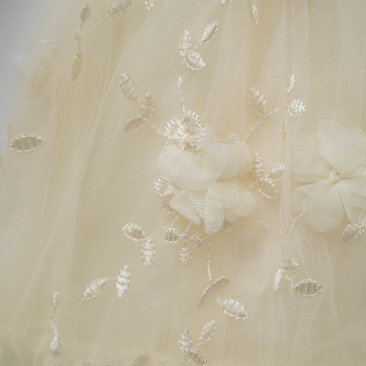 Details Embroidery Halter Dress