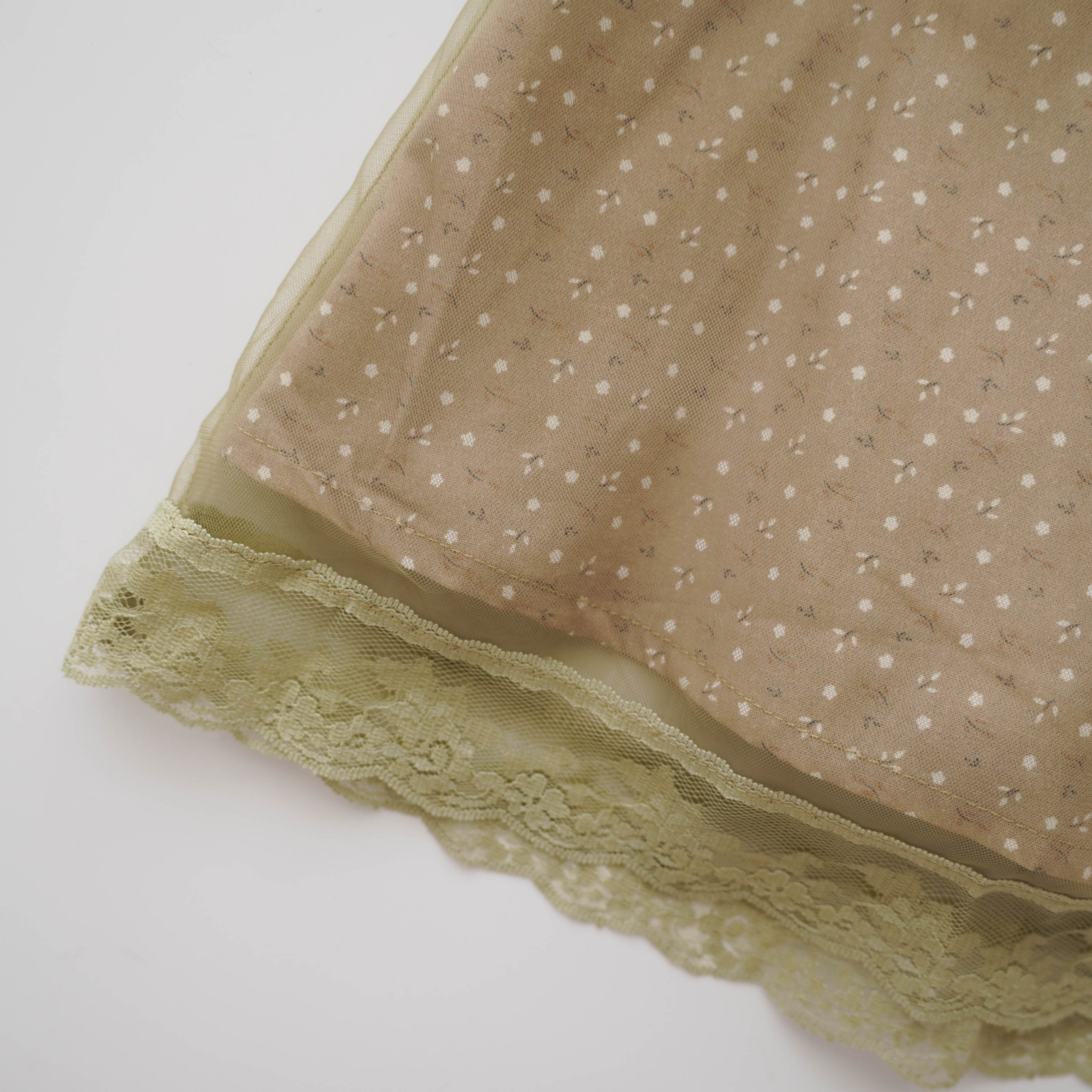 Vintage Olive Flare Dress