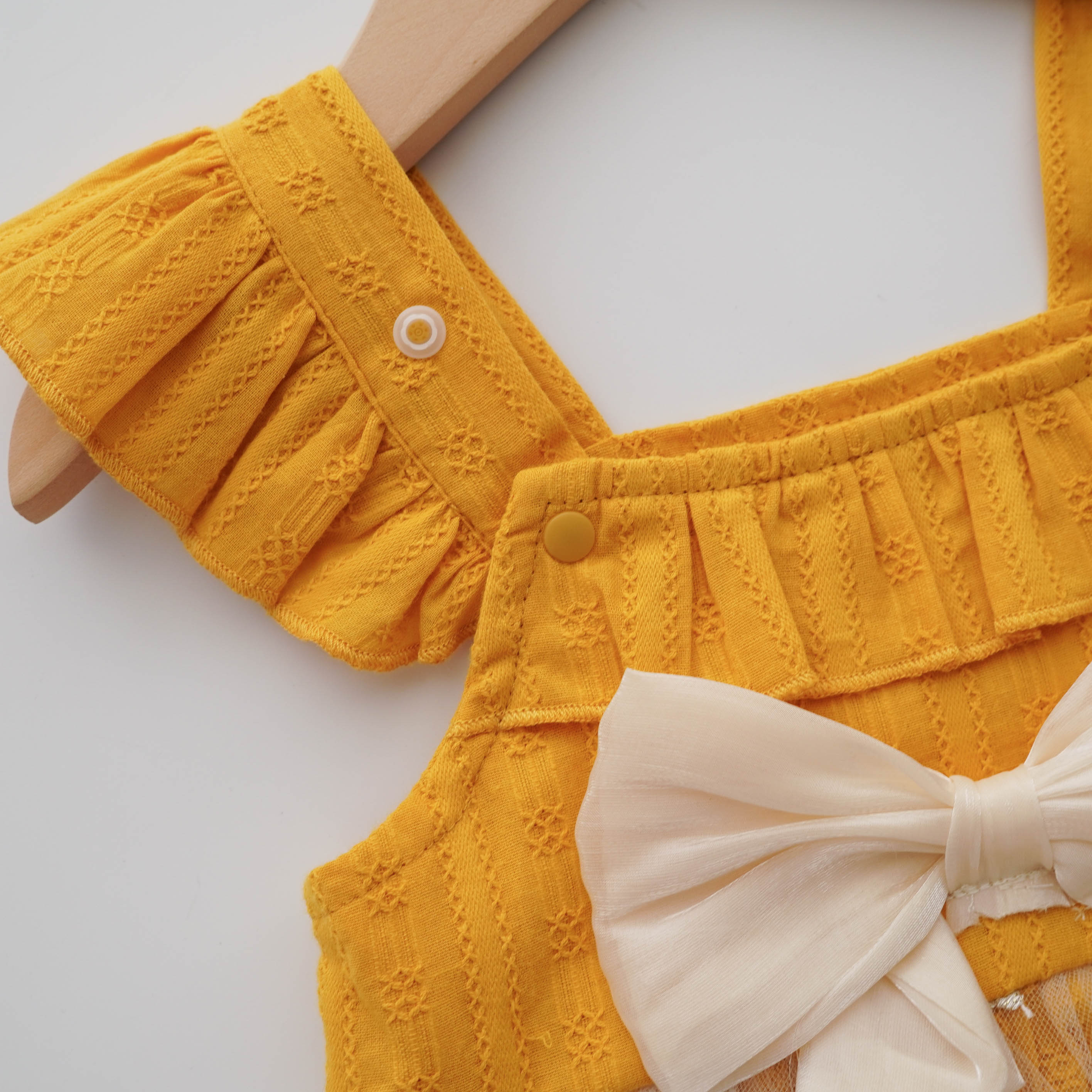 Ribbon Adjustable Summer Dress with Hat