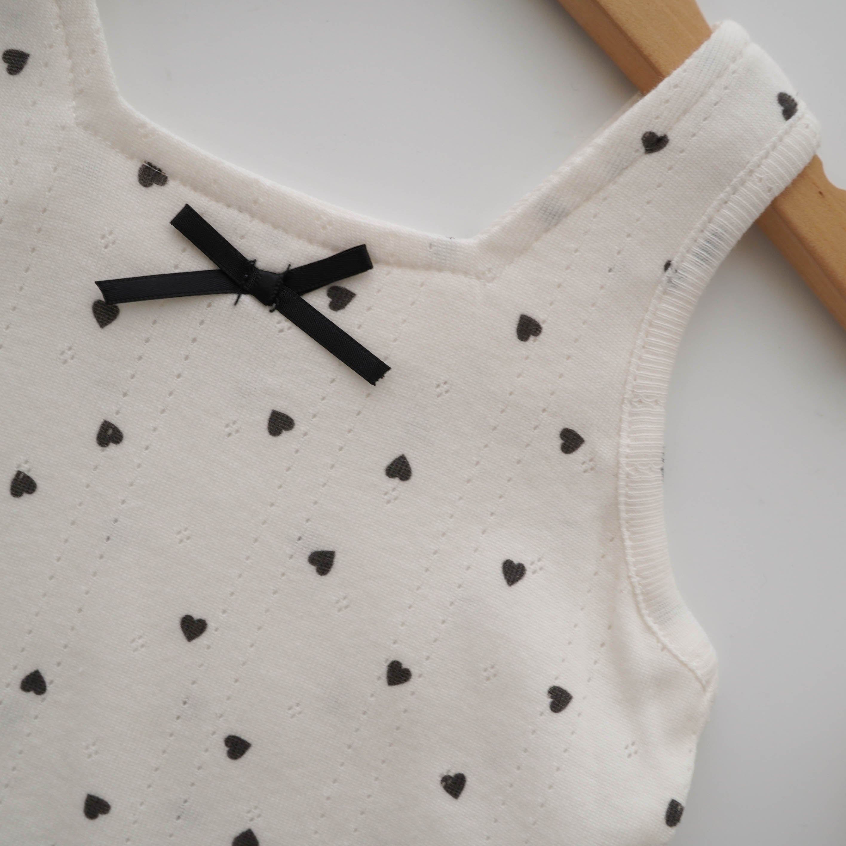 Polka Dot Top with Pleated Skirt Set