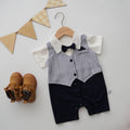 Bowtie Baby Casual Overall