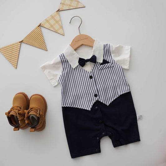 Bowtie Baby Casual Overall