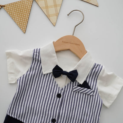 Bowtie Baby Casual Overall