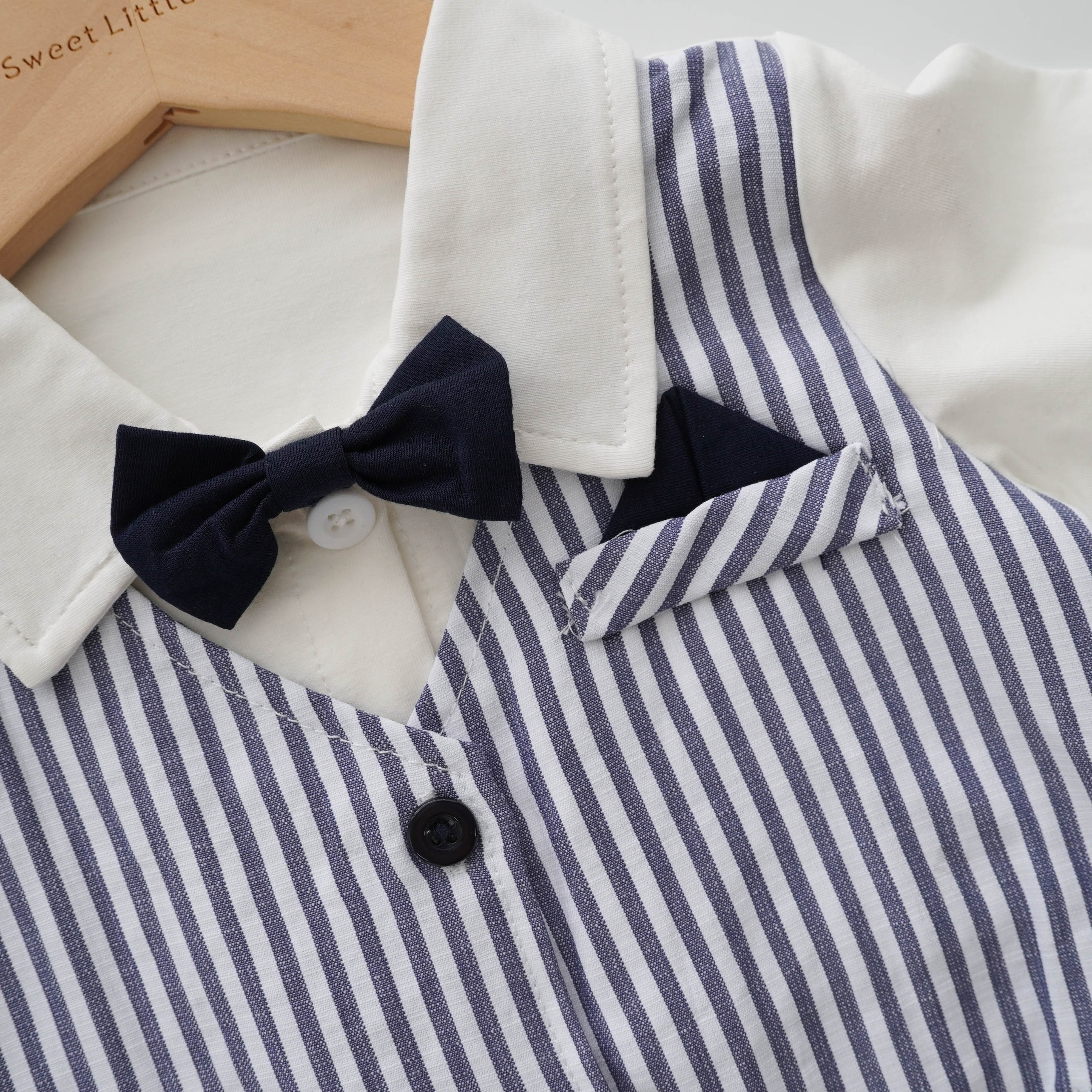 Bowtie Baby Casual Overall