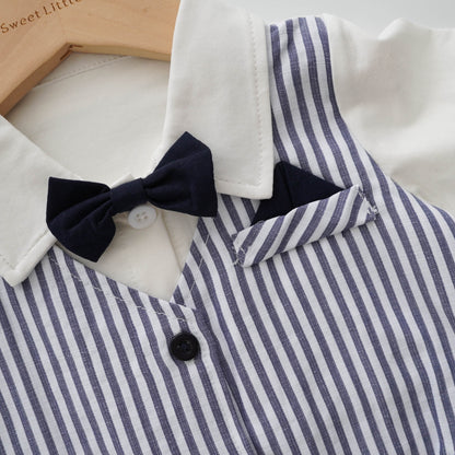 Bowtie Baby Casual Overall