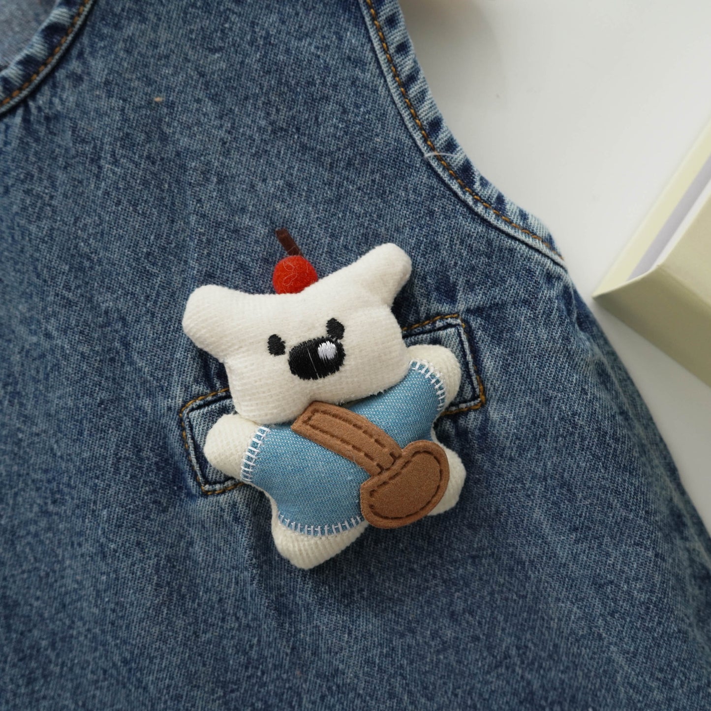 3D Cartoon Denim Overall