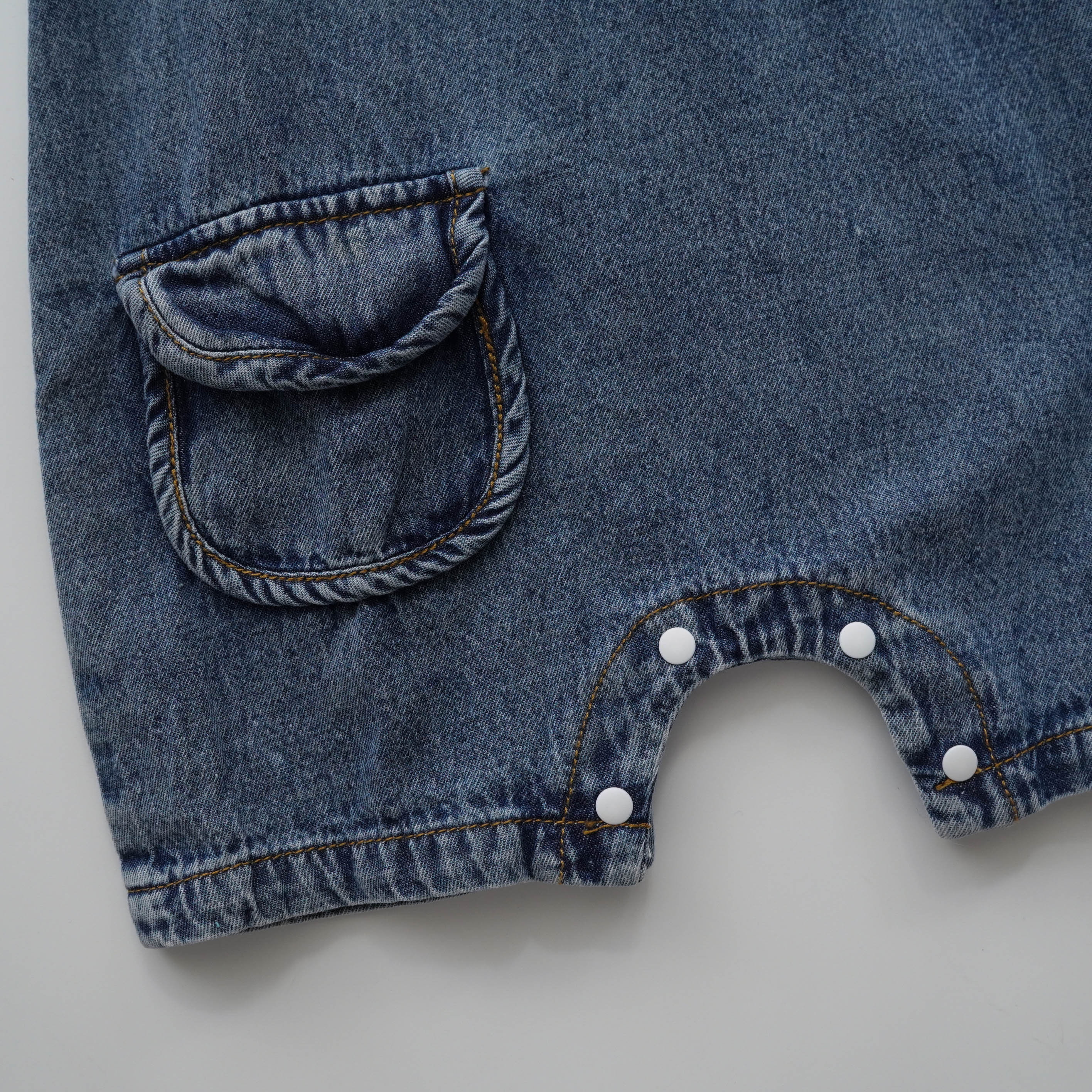 3D Cartoon Denim Overall