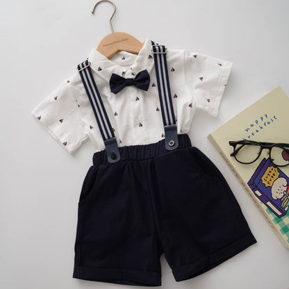 Sailor Bowtie Shirt with Sling Set