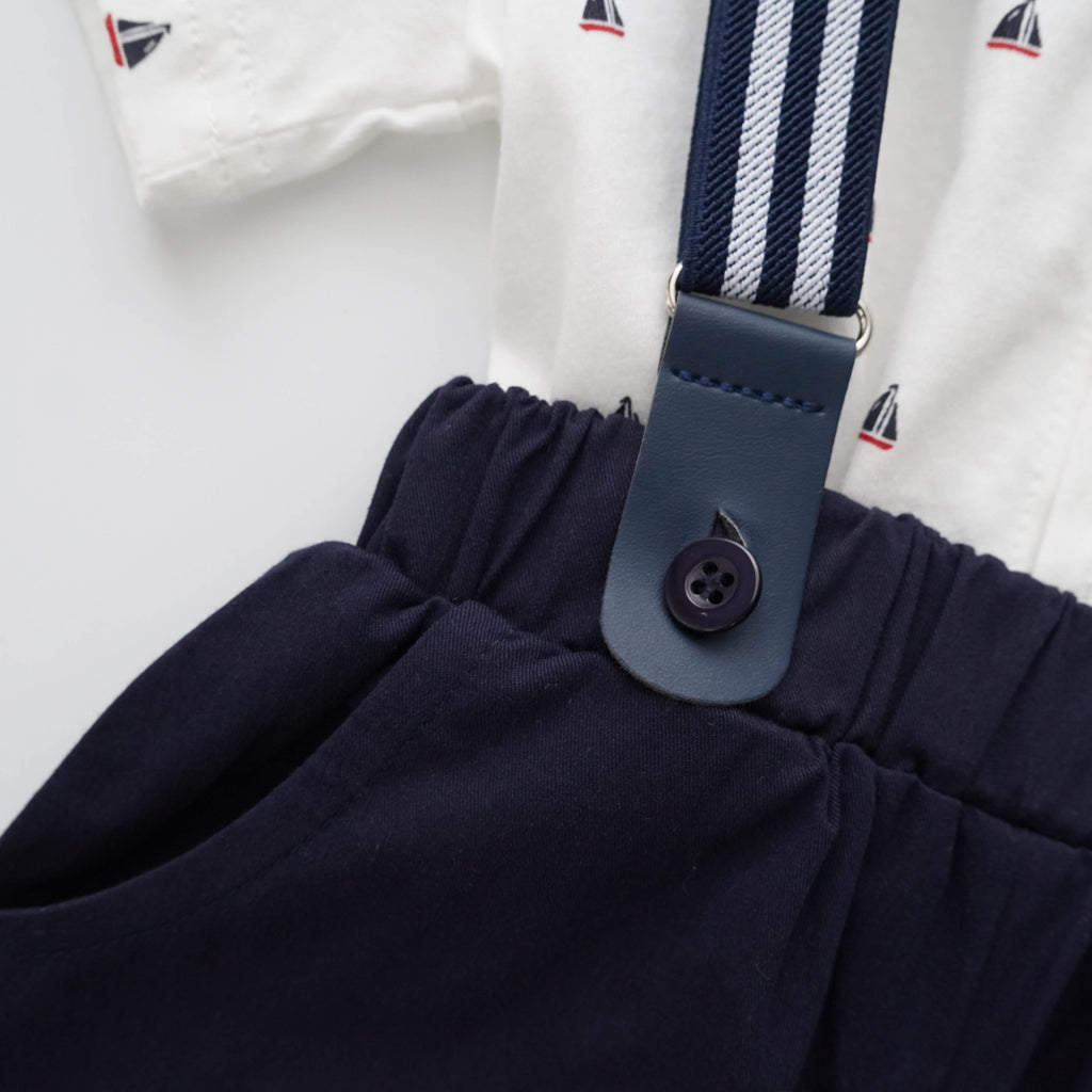 Sailor Bowtie Shirt with Sling Set