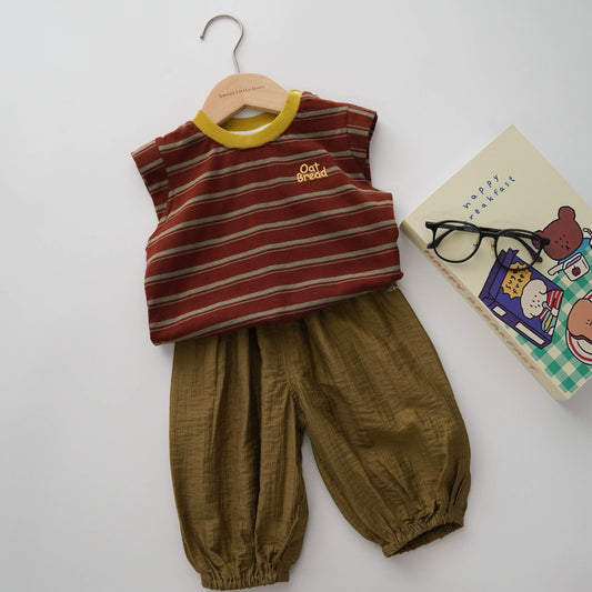 Vintage Line Shirt with Pants