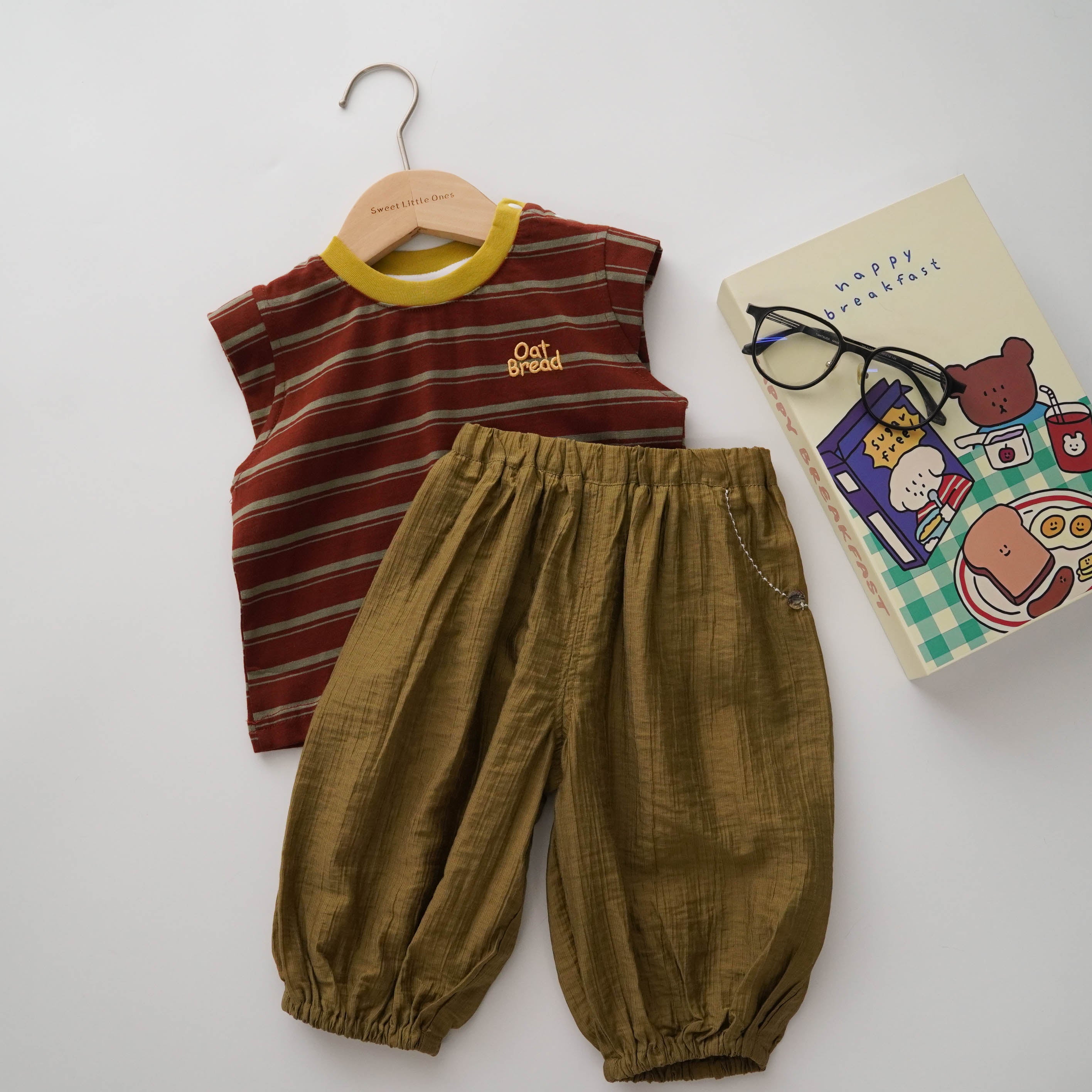 Vintage Line Shirt with Pants