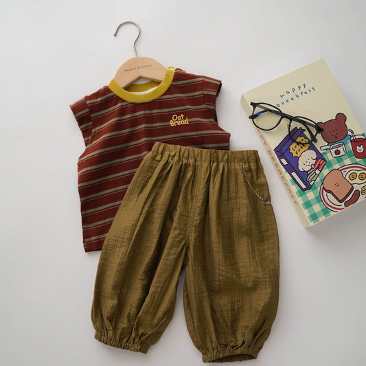 Vintage Line Shirt with Pants