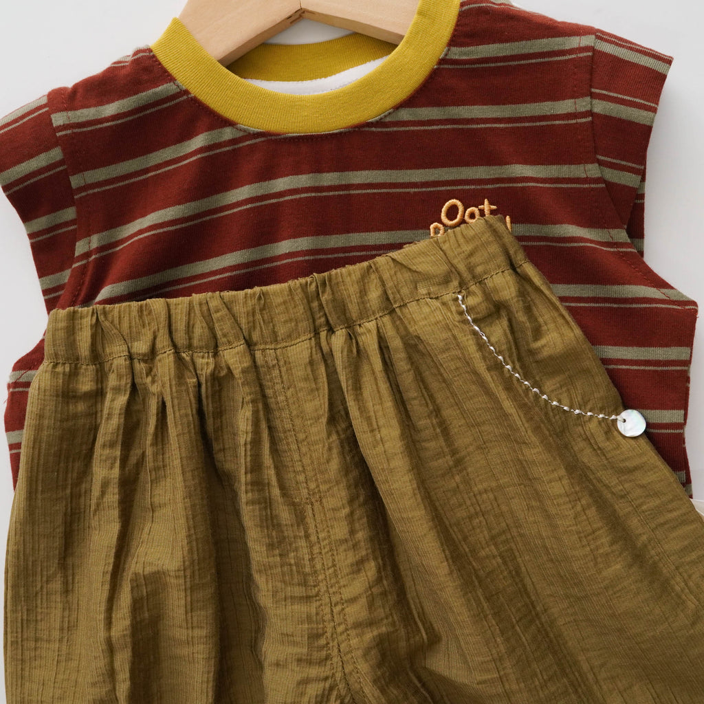 Vintage Line Shirt with Pants