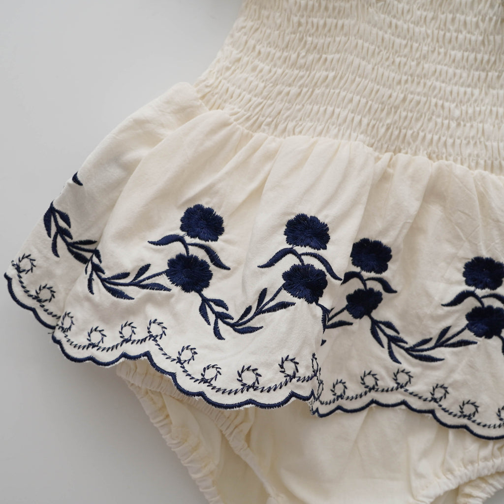 Embroidery Vintage Romper