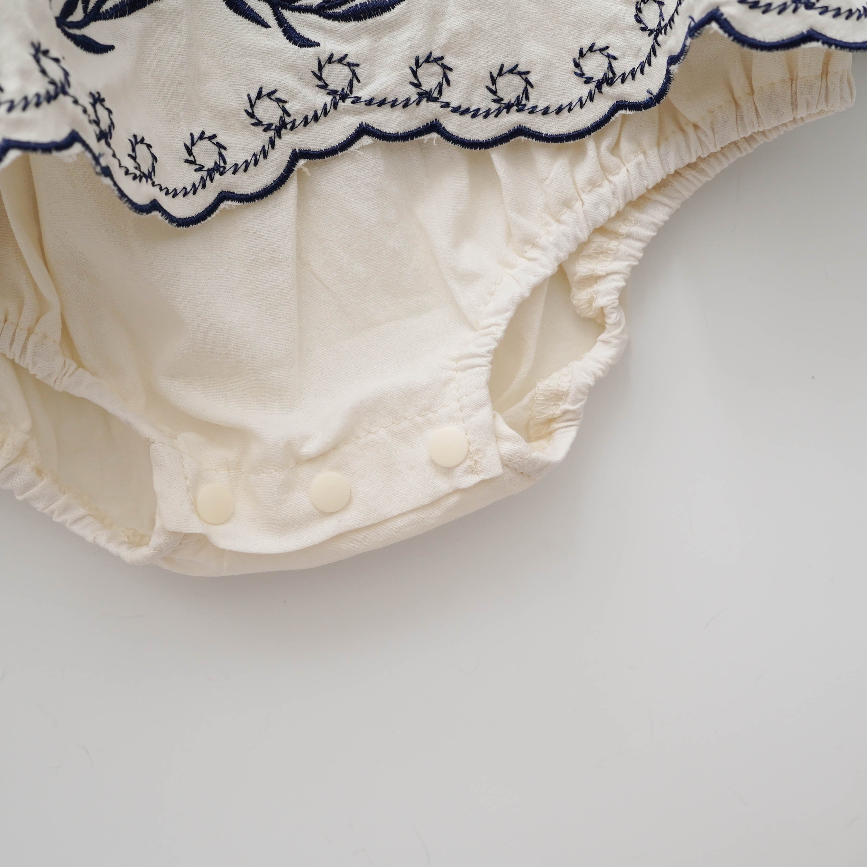 Embroidery Vintage Romper