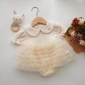 Layered Mesh Princess Romper