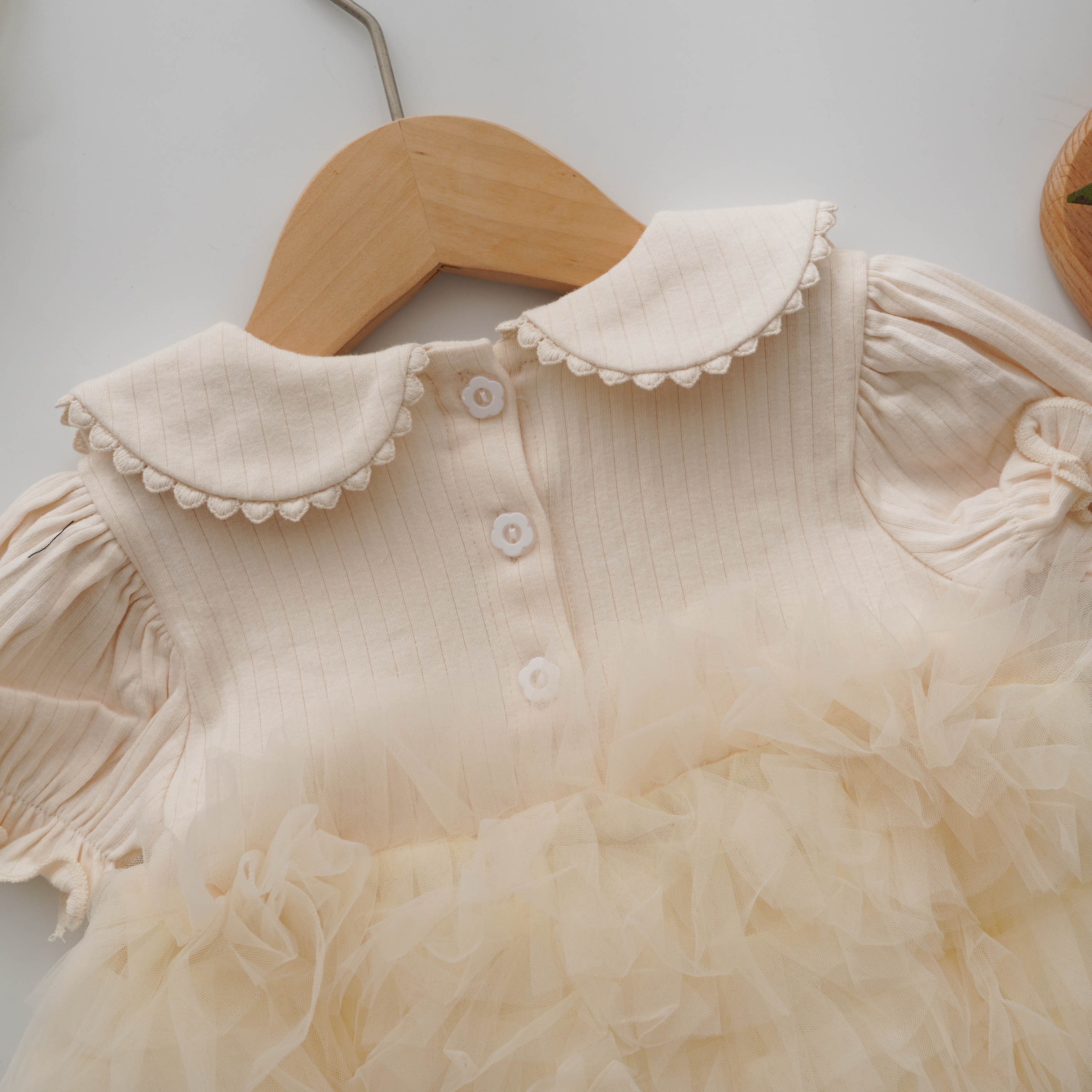 Layered Mesh Princess Romper