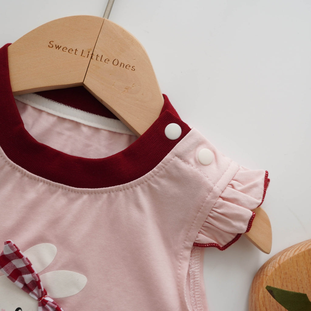 Checkered Bunny Two Pieces Set