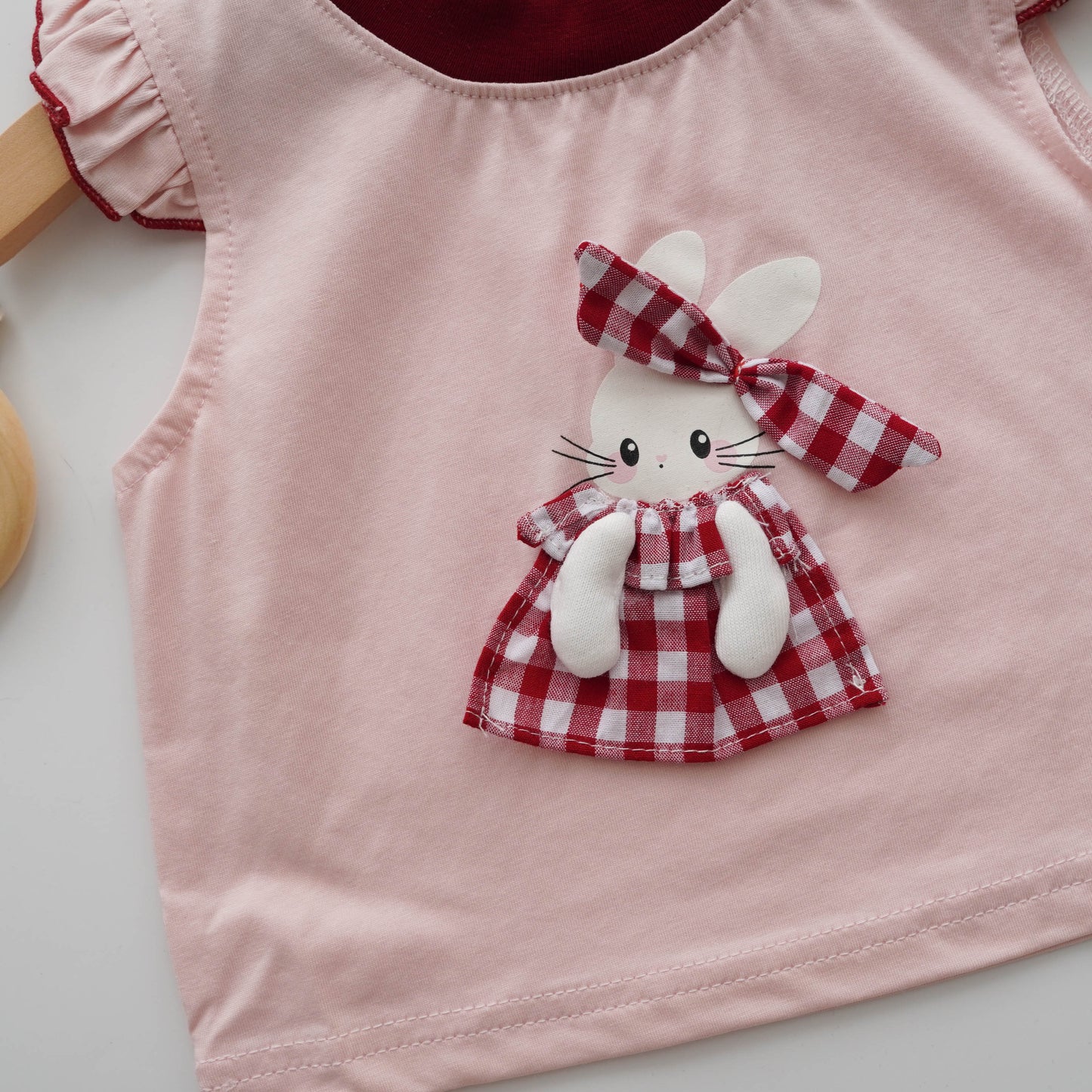 Checkered Bunny Two Pieces Set