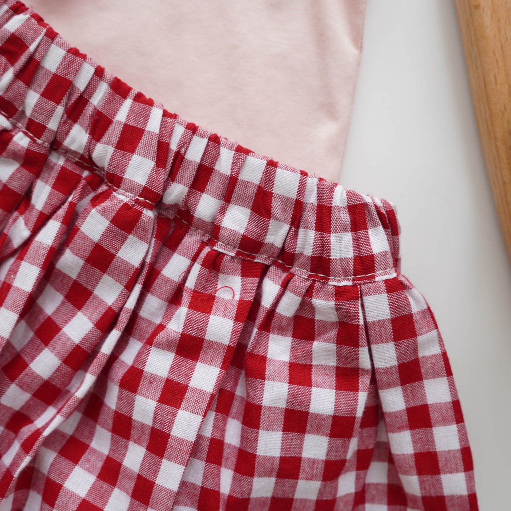 Checkered Bunny Two Pieces Set