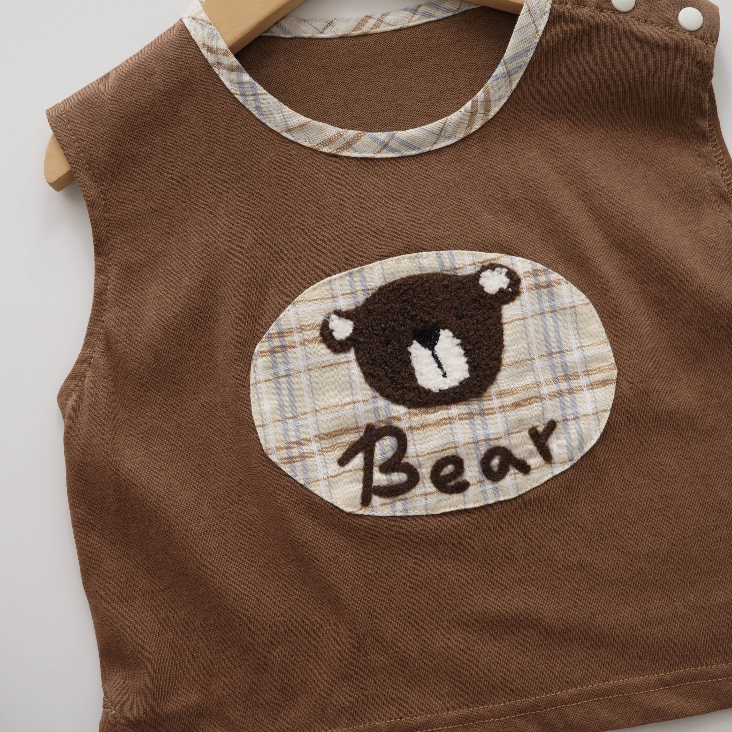Bear Top & Casual Pants Set