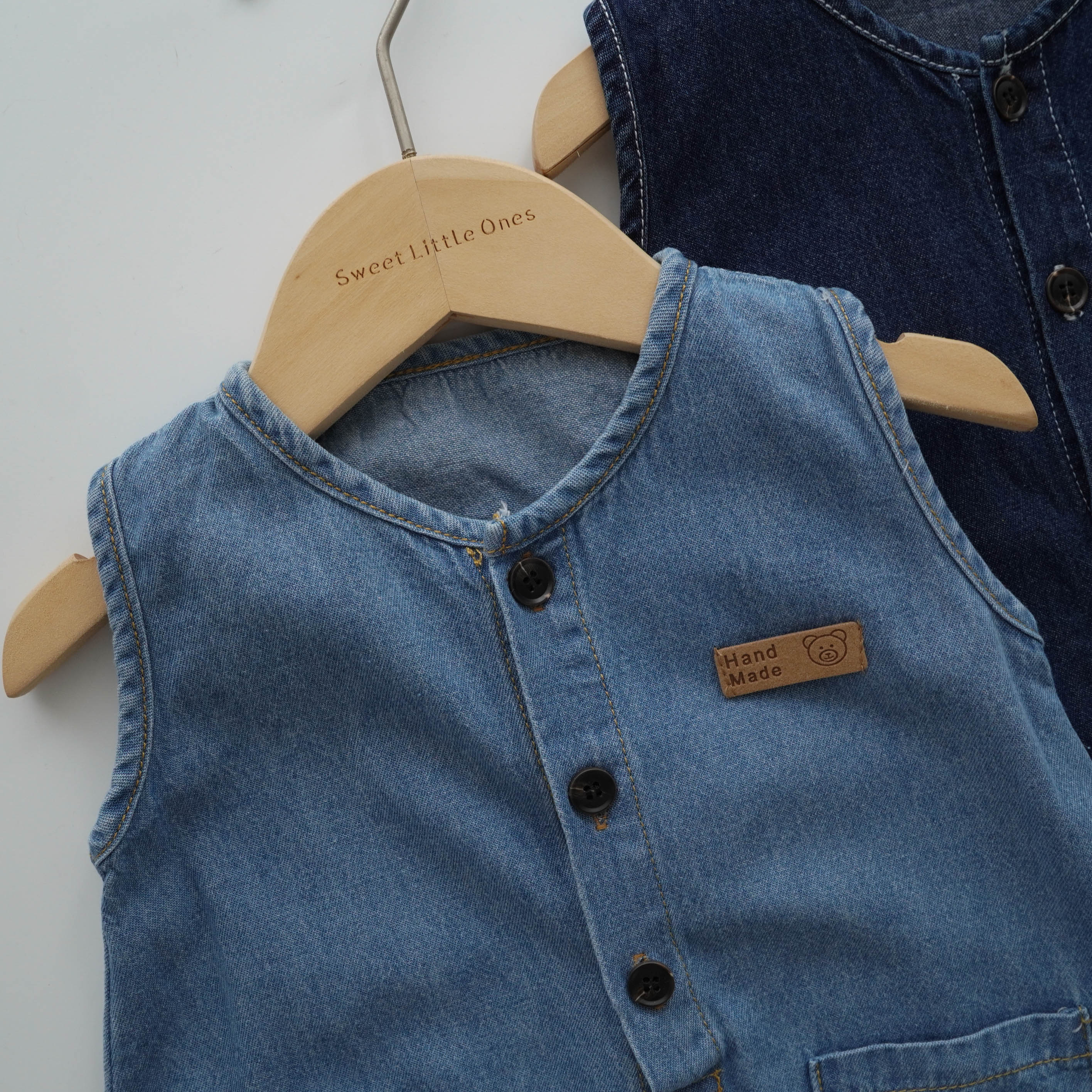 Casual Denim Overall with Hat