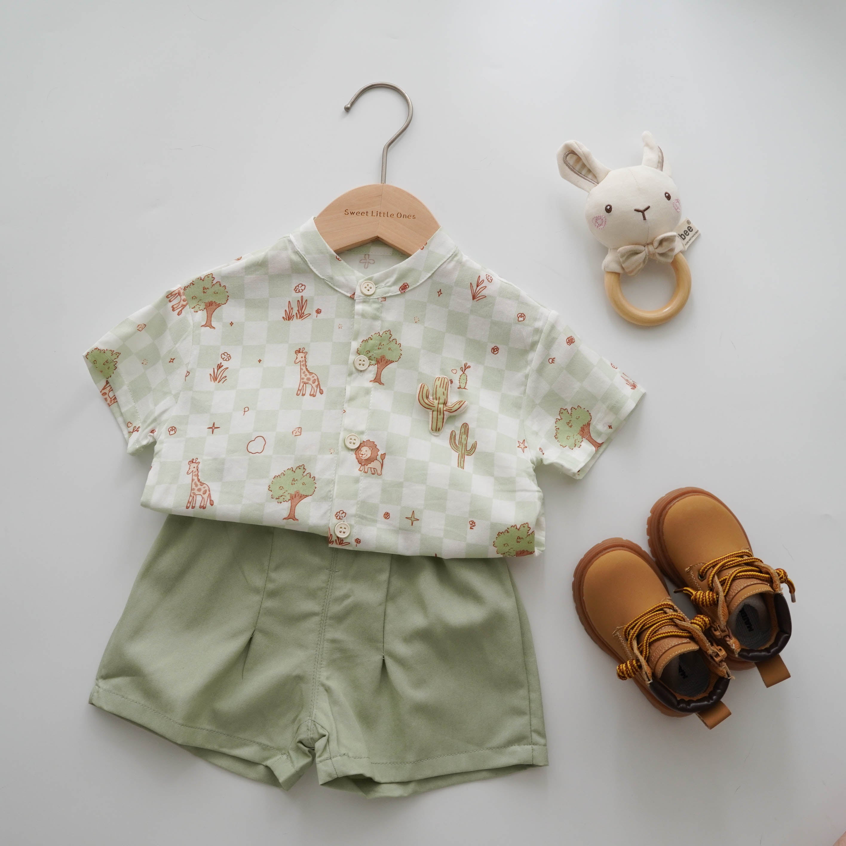 Holiday Pocket Shirt & Pants Set