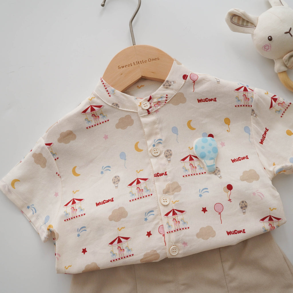 Holiday Pocket Shirt & Pants Set
