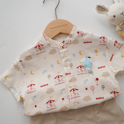 Holiday Pocket Shirt & Pants Set