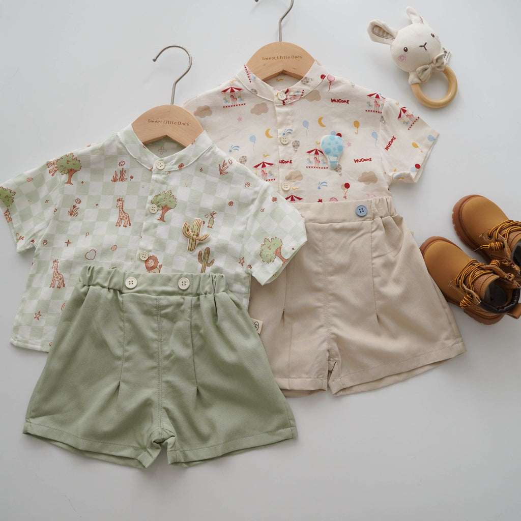 Holiday Pocket Shirt & Pants Set