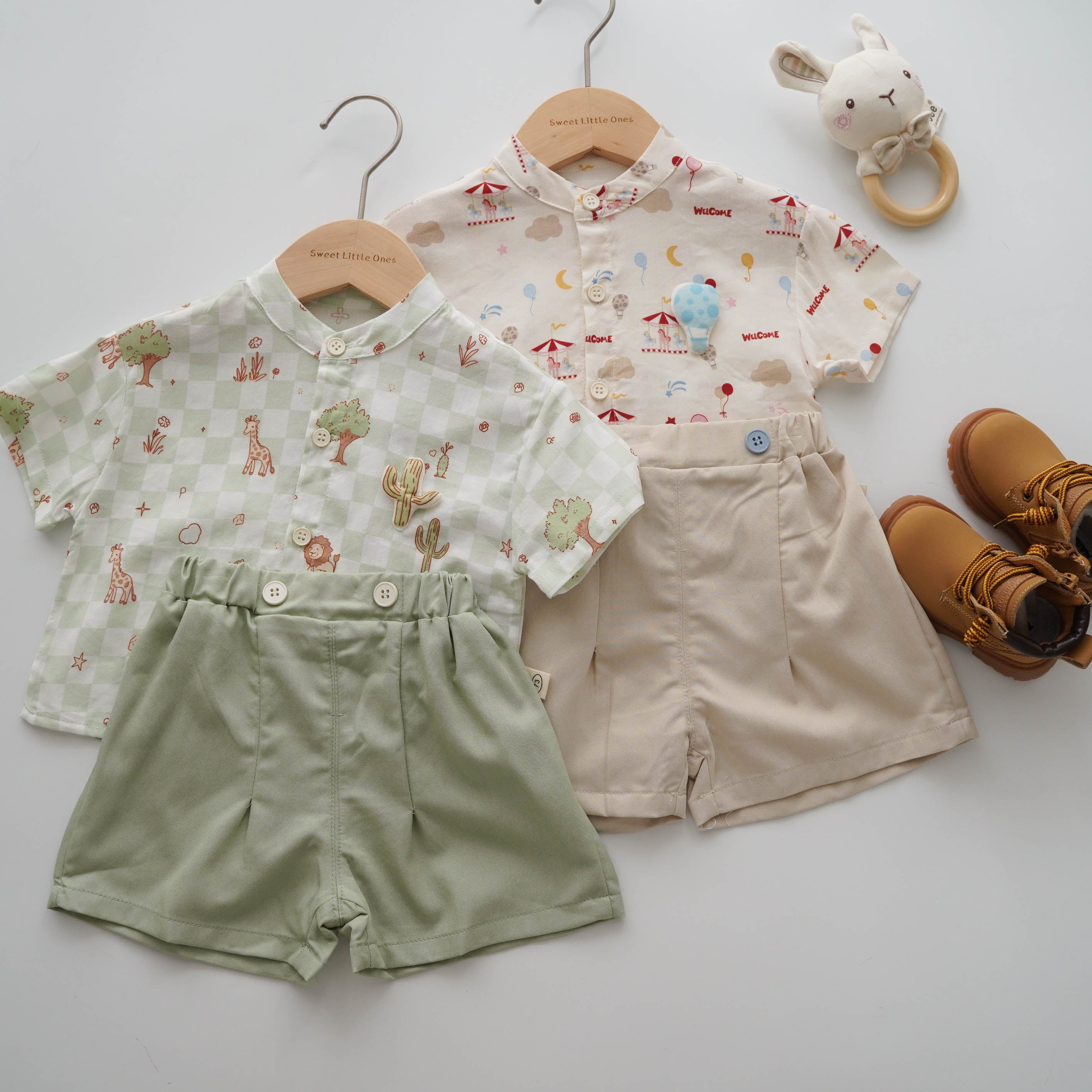 Holiday Pocket Shirt & Pants Set