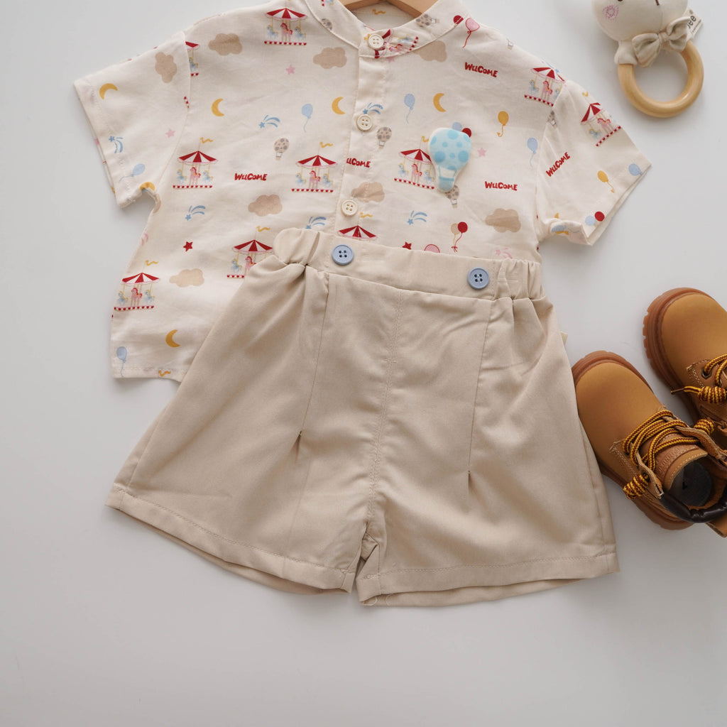 Holiday Pocket Shirt & Pants Set
