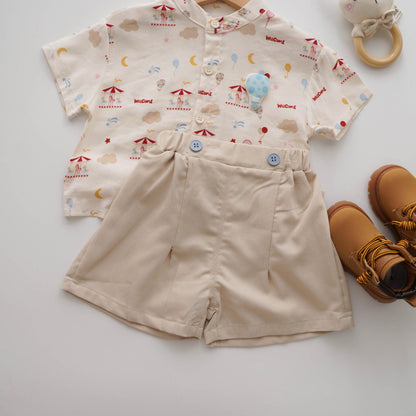 Holiday Pocket Shirt & Pants Set