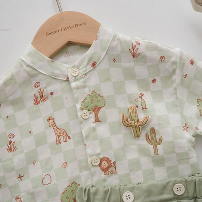 Holiday Pocket Shirt & Pants Set