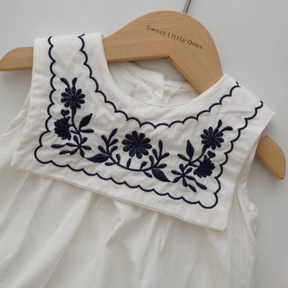 Embroidery Classic Plain Romper