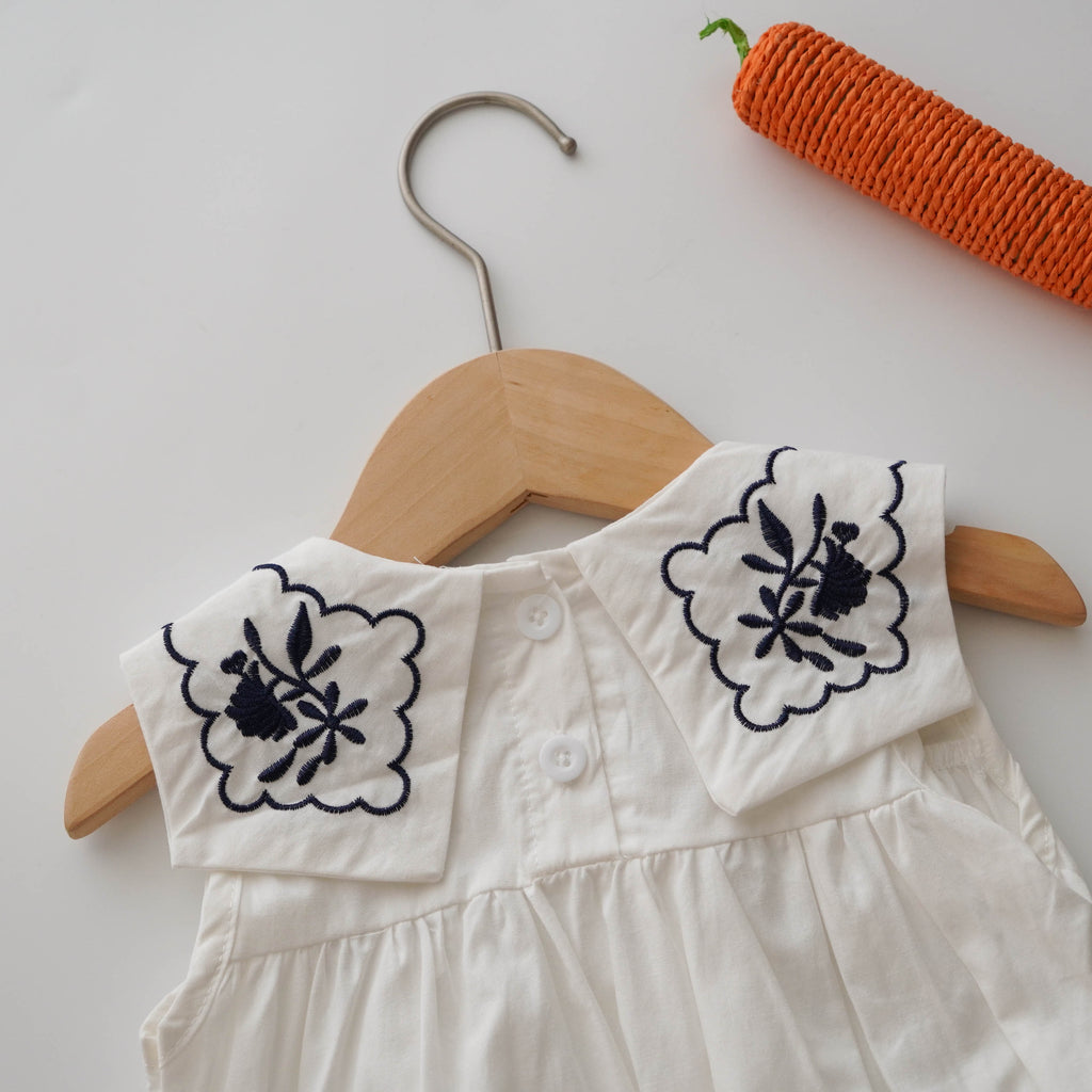 Embroidery Classic Plain Romper (Size 80 & 90)