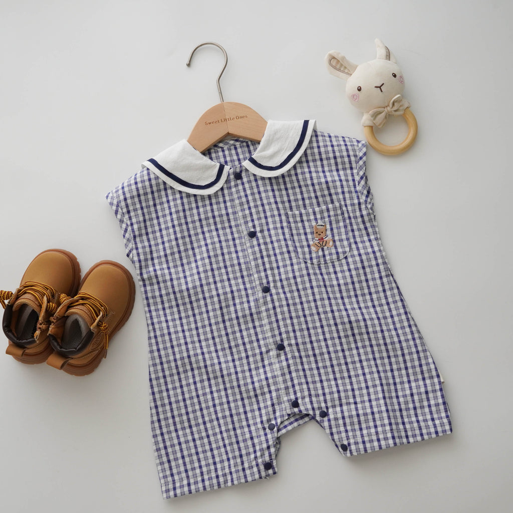 Checkered Bear Overall