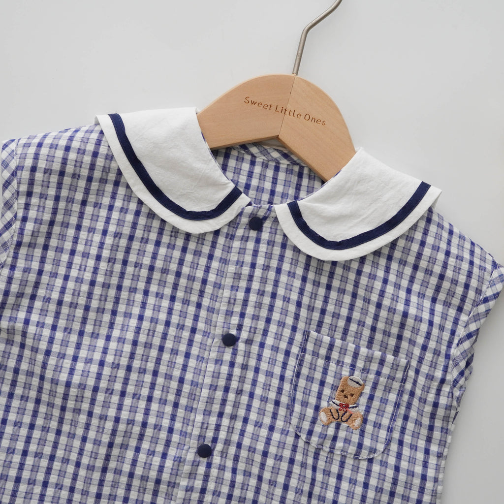 Checkered Bear Overall