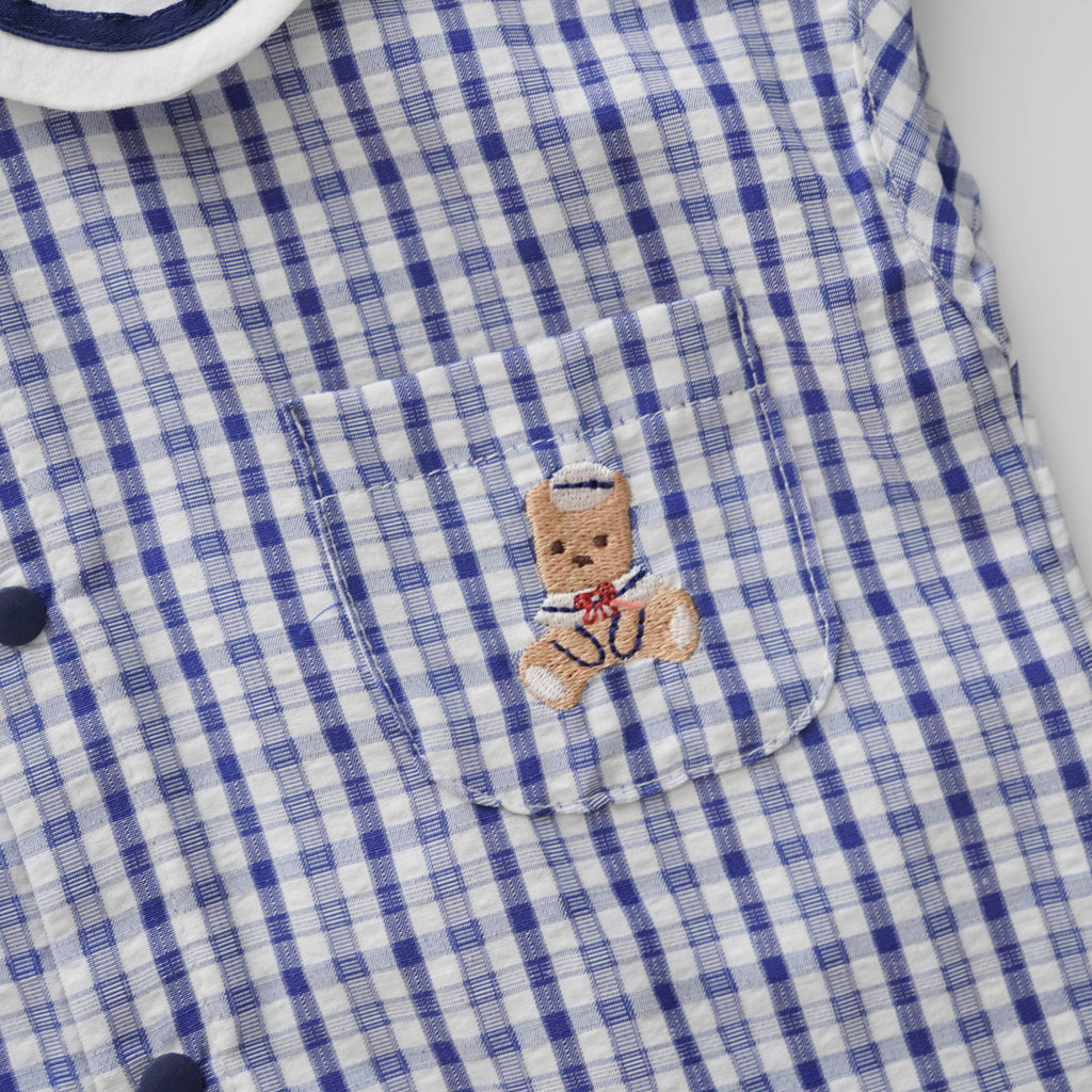 Checkered Bear Overall