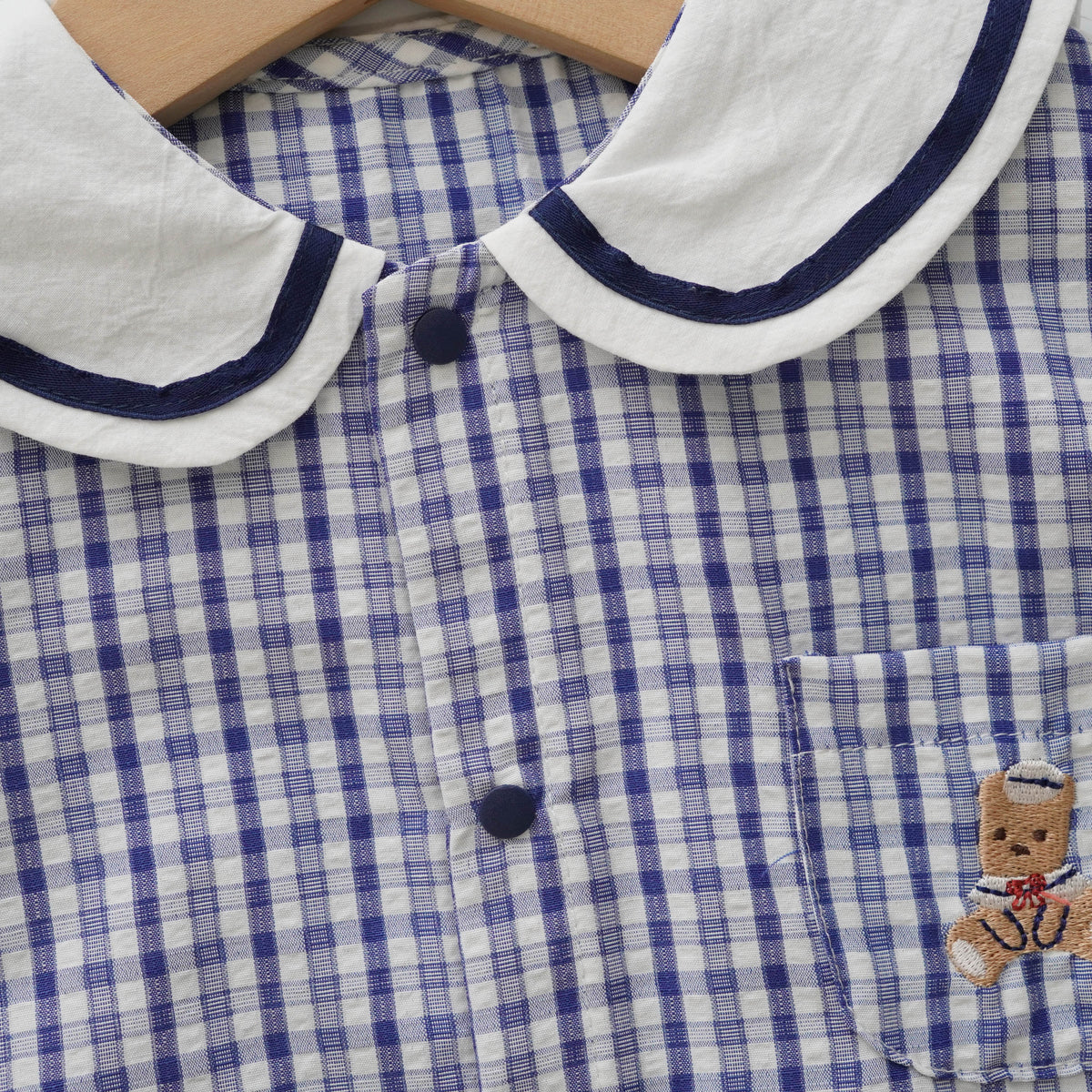 Checkered Bear Overall