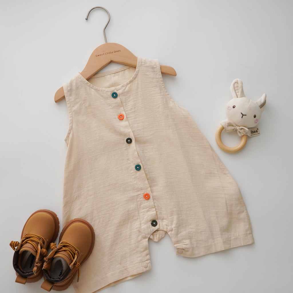 Color Buttoned Overall (Size 73 & 80)