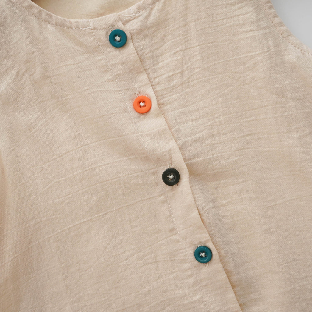 Color Buttoned Overall (Size 73 & 80)