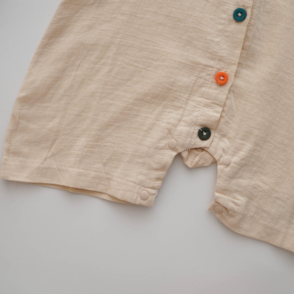 Color Buttoned Overall (Size 73 & 80)
