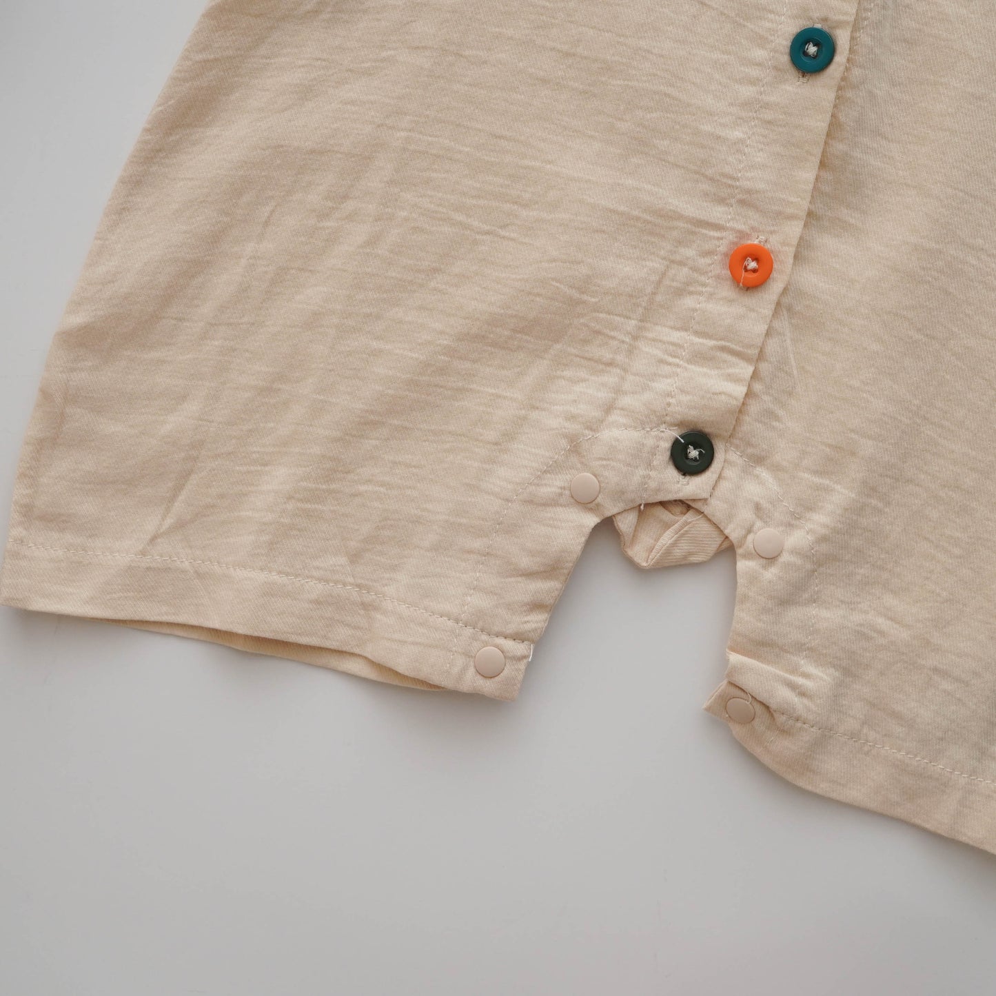 Color Buttoned Overall